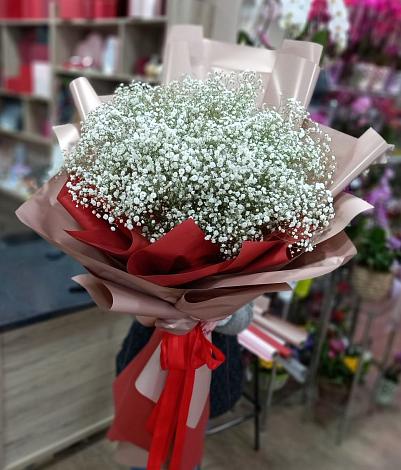Букет цветов из: Гипсофила в Луховицах