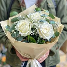 Букет Нежные грёзы в Луховицах Букет цветов из: Розы в Луховицах
